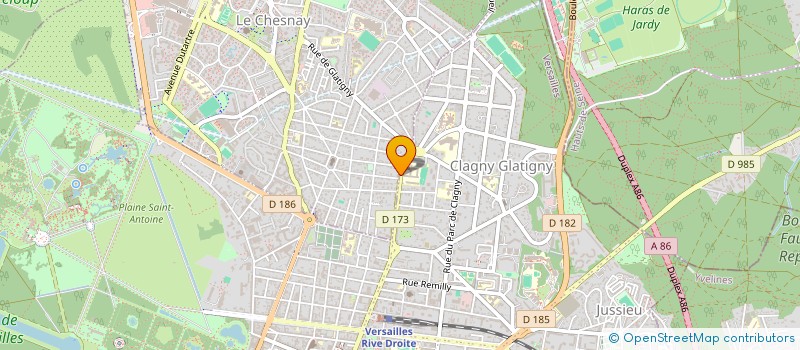 localisation de l'entreprise AVENIR OUEST HOLDING à VERSAILLES