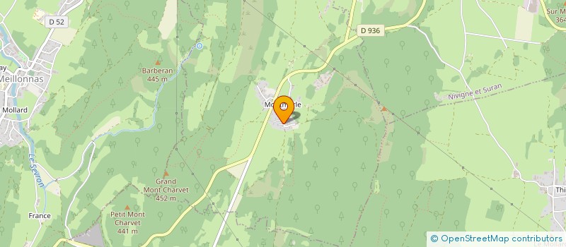 localisation de l'entreprise AVENIR PAROISSIAL  VAL-REVERMONT