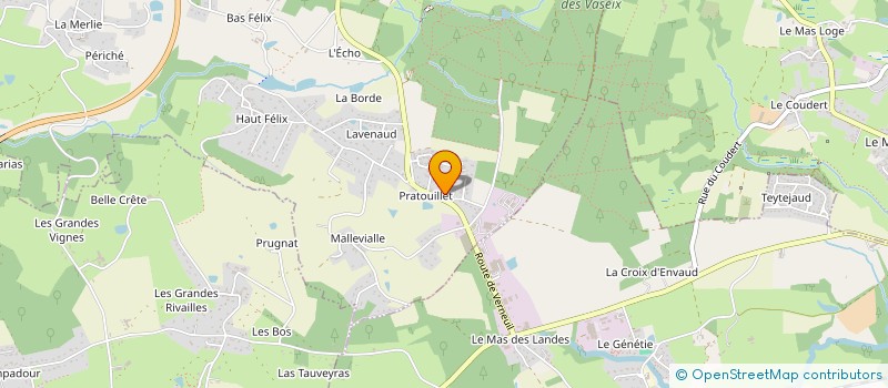 localisation de l'entreprise AVENIR PAYSAGE 87 CREATION  VERNEUIL-SUR-VIENNE