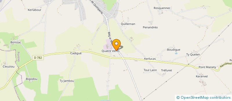 localisation de l'entreprise AVENIR PEINTURE  GUISCRIFF