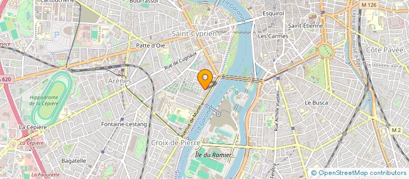 localisation de l'entreprise AVENIR PETANQUE SAINT SIMON à TOULOUSE
