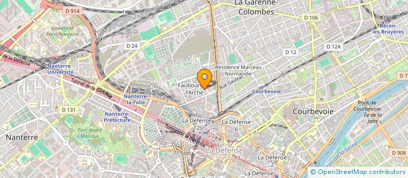 localisation de l'entreprise AVENIR PICTURES à COURBEVOIE
