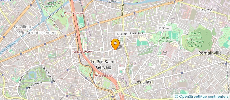 localisation de l'entreprise AVENIR PLUS à LE PRE-SAINT-GERVAIS