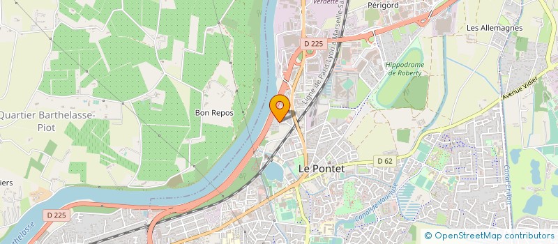 localisation de l'entreprise AVENIR POUR TOUS  LE PONTET