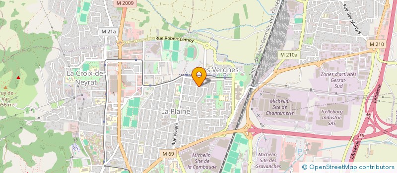 localisation de l'entreprise AVENIR POUR TOUS  CLERMONT-FERRAND