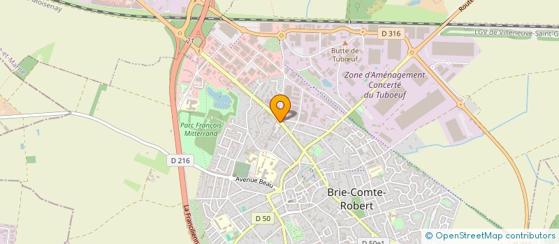 localisation de l'entreprise AVENIR PRESSING à BRIE-COMTE-ROBERT