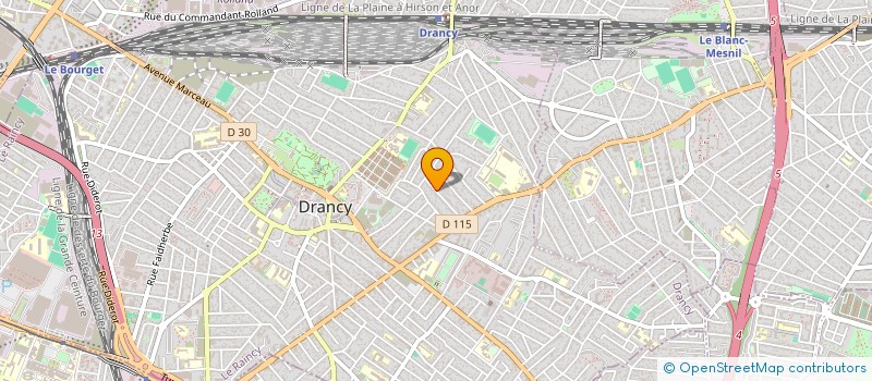 localisation de l'entreprise AVENIR-PRO-FORMATION à DRANCY