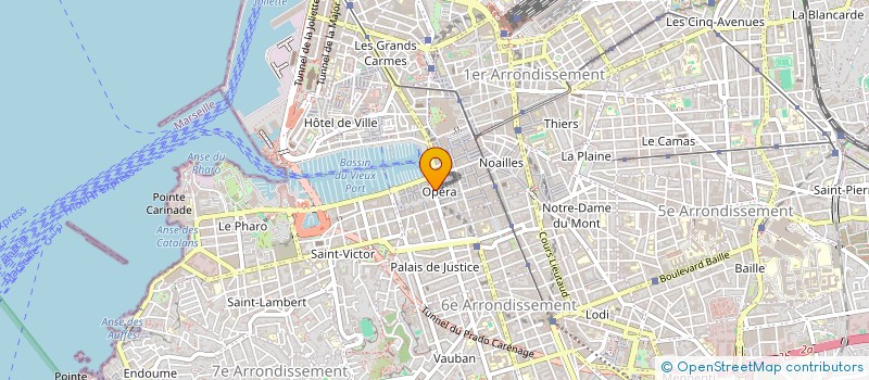 localisation de l'entreprise AVENIR PRODUCTION à MARSEILLE