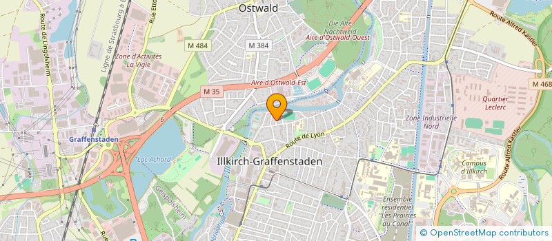 localisation de l'entreprise AVENIR PROJECT  ILLKIRCH-GRAFFENSTADEN