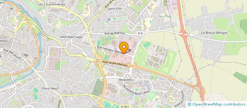 localisation de l'entreprise AVENIR PROJET INNOVATION CONSEIL à POITIERS