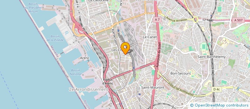 localisation de l'entreprise AVENIR PROPRE  MARSEILLE