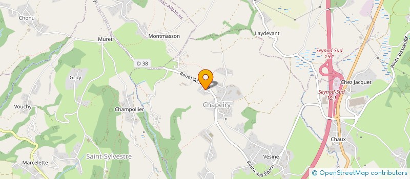 localisation de l'entreprise AVENIR PROTECT  CHAPEIRY