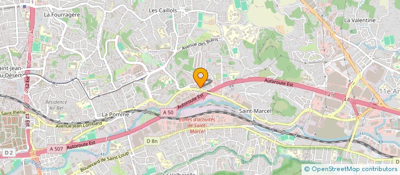 localisation de l'entreprise AVENIR PROVENCE RESTAURATION à MARSEILLE 9EME