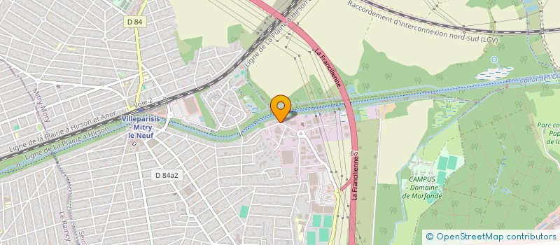 localisation de l'entreprise AVENIR PUB  VILLEPARISIS