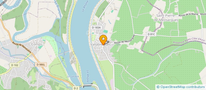 localisation de l'entreprise AVENIR RECRUTEMENTS CONSEILS à VALLABREGUES