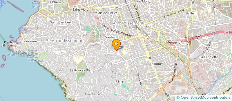 localisation de l'entreprise AVENIR RENOV' à MARSEILLE