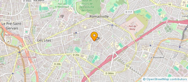 localisation de l'entreprise AVENIR RENOV à ROMAINVILLE