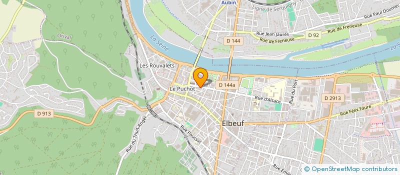 localisation de l'entreprise AVENIR RENOV  ELBEUF