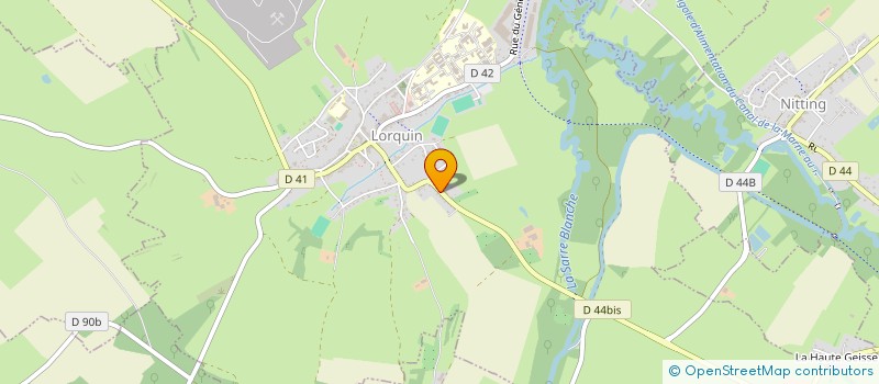 localisation de l'entreprise AVENIR-RUGBY-CLUB DE LORQUIN  LORQUIN