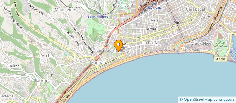 localisation de l'entreprise AVENIR RUGBY CLUB DE NICE à NICE