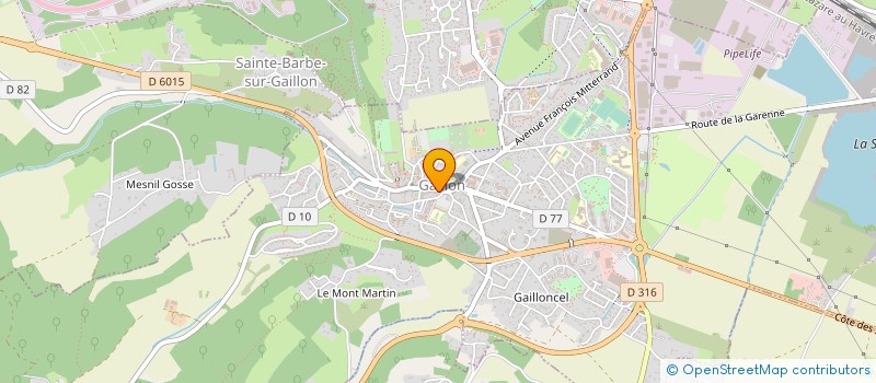 localisation de l'entreprise AVENIR SANTE  GAILLON