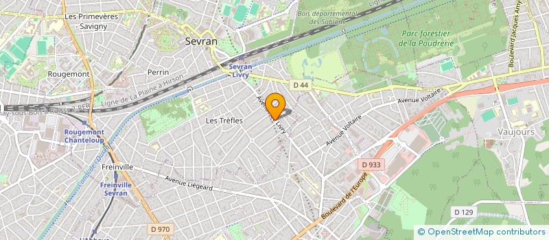 localisation de l'entreprise AVENIR SARL à SEVRAN