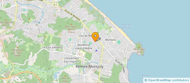 localisation de l'entreprise AVENIR SAS à REMIRE-MONTJOLY
