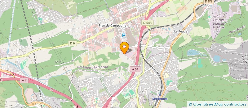 localisation de l'entreprise AVENIR SECURITE à LES PENNES-MIRABEAU