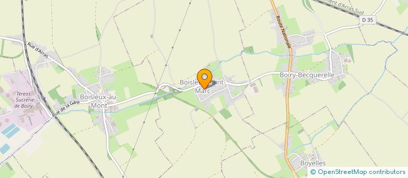 localisation de l'entreprise AVENIR SEREIN  BOISLEUX-SAINT-MARC