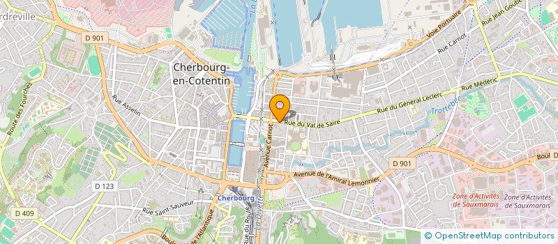 localisation de l'entreprise AVENIR SERVICES 50 à CHERBOURG-EN-COTENTIN