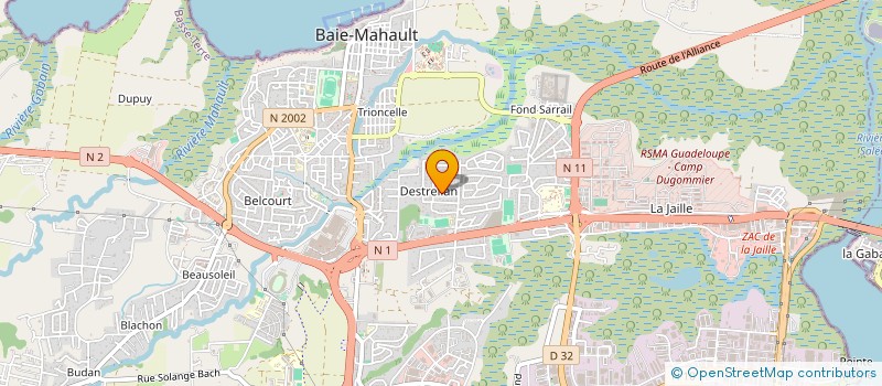 localisation de l'entreprise AVENIR SOLAIRE  BAIE MAHAULT