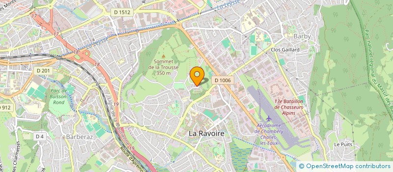 localisation de l'entreprise AVENIR SOLAIRE CONCEPT à LA RAVOIRE