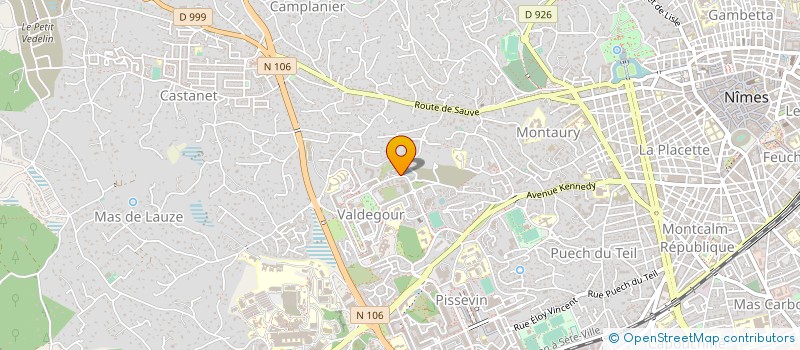 localisation de l'entreprise AVENIR SOLAR à NIMES