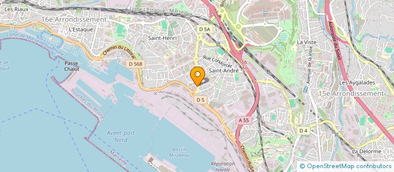 localisation de l'entreprise + AVENIR SOLIDARITE à MARSEILLE
