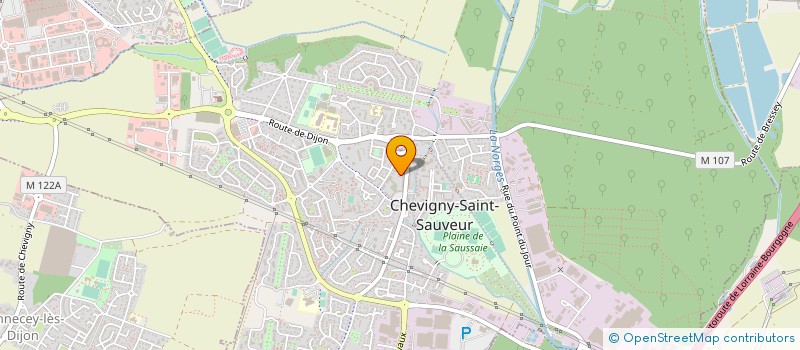 localisation de l'entreprise AVENIR SPORTIF CULTUREL DE CHEVIGNY à CHEVIGNY-SAINT-SAUVEUR