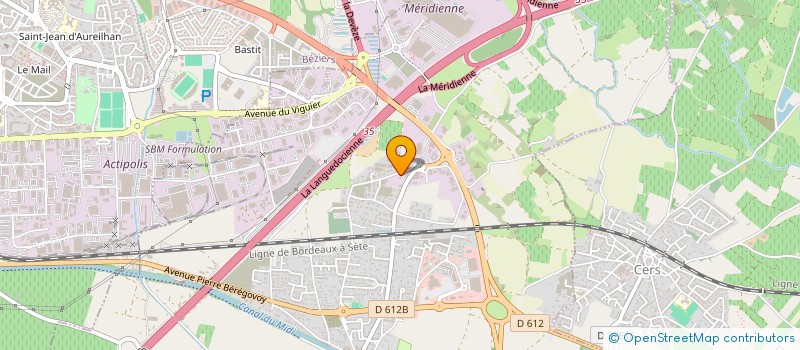 localisation de l'entreprise AVENIR SPORTIF DE BEZIERS à VILLENEUVE-LES-BEZIERS