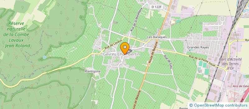 localisation de l'entreprise AVENIR SPORTIF DE GEVREY CHAMBERTIN  GEVREY-CHAMBERTIN