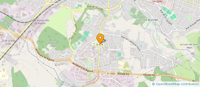 localisation de l'entreprise AVENIR SPORTIF DE MA CAMPAGNE à ANGOULEME