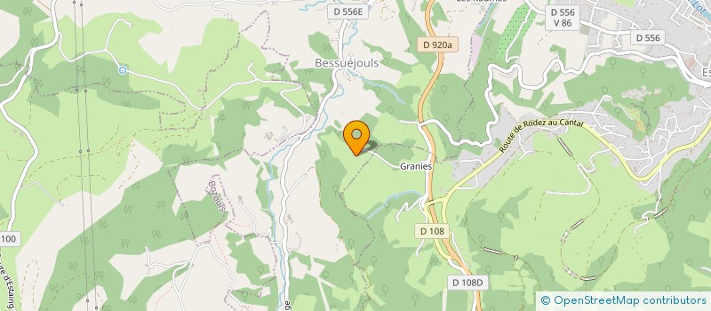 localisation de l'entreprise AVENIR SPORTIF DE ST JULIEN DE RODELLE  ESPALION