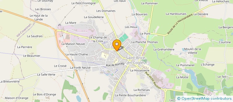 localisation de l'entreprise AVENIR SPORTIF DE ST OUEN LA ROUERIE  VAL-COUESNON