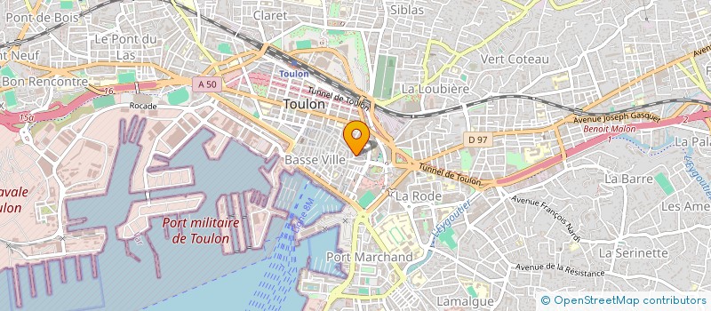 localisation de l'entreprise AVENIR SPORTIF DE TOULON à TOULON