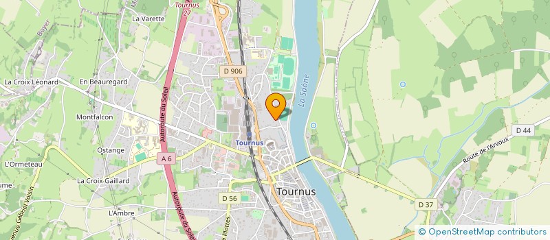 localisation de l'entreprise AVENIR SPORTIF DE TOURNUS à TOURNUS