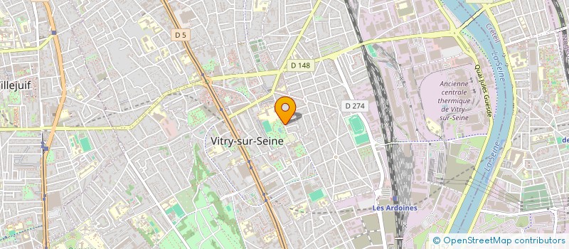 localisation de l'entreprise AVENIR SPORTIF DE VITRY à VITRY-SUR-SEINE