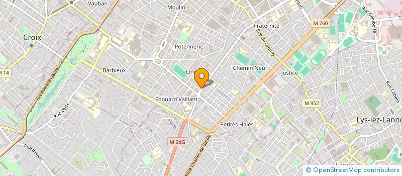 localisation de l'entreprise AVENIR SPORTIF DU NOUVEAU ROUBAIX  ROUBAIX