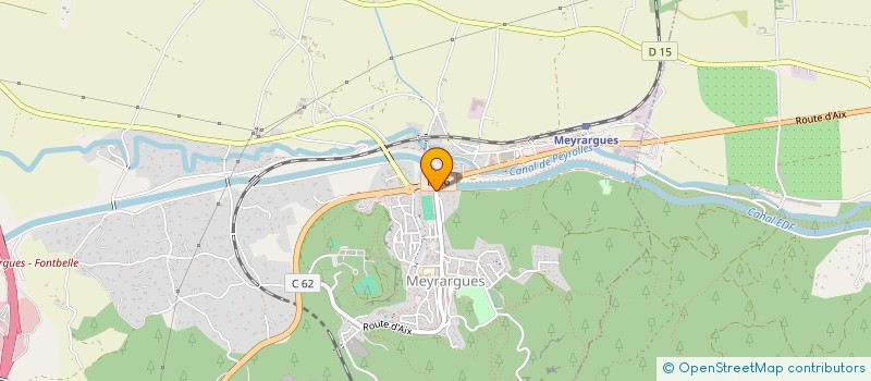 localisation de l'entreprise AVENIR SPORTIF MEYRARGUAIS à MEYRARGUES