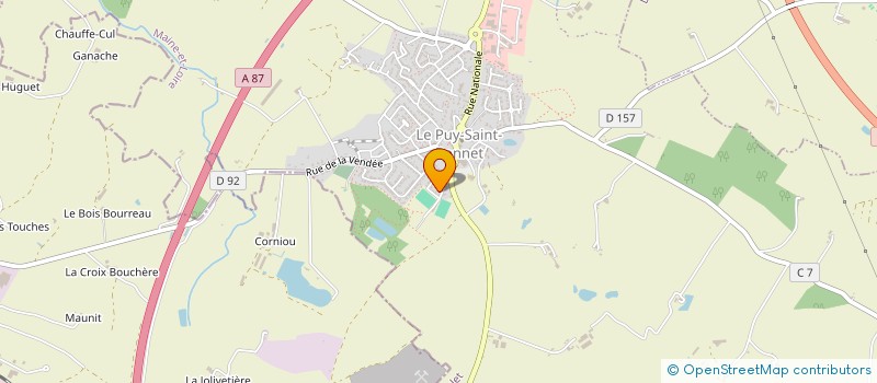 localisation de l'entreprise AVENIR SPORTIF PUY SAINT BONNET FOOTBALL à CHOLET