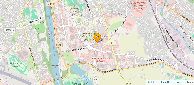 localisation de l'entreprise AVENIR SUD IMMOBILIER  BOE