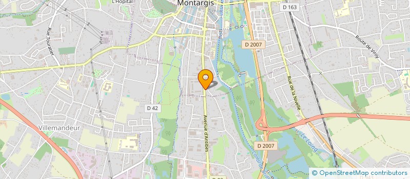 localisation de l'entreprise AVENIR SYSTEME à MONTARGIS