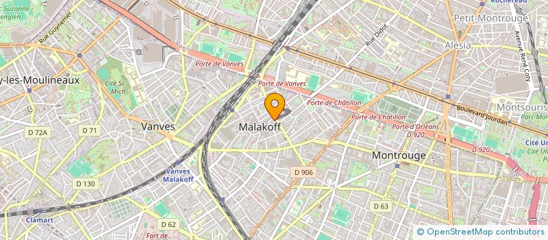 localisation de l'entreprise AVENIR TECHNOLOGIES à MALAKOFF