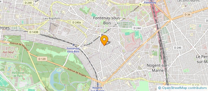 localisation de l'entreprise AVENIR TOGO 94 à FONTENAY-SOUS-BOIS